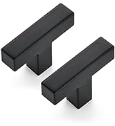 Ravinte 30 Pack 2 inch Length Square Cabinet Pulls Matte Black Stainless Steel Kitchen Drawer Pul...