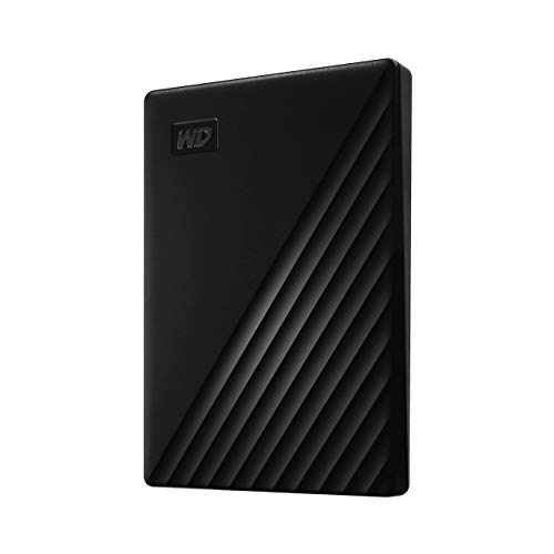 WD 2 TB My Passport disco duro portátil con protección con contraseña y software de copia de seguridad automática, Compatible con PC, Xbox y PS4, color Negro