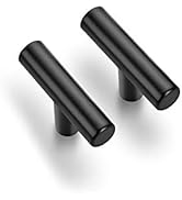 10 Pack 2 inch Cabinet Pulls Matte Black Stainless Steel Kitchen Drawer Pulls Cupboard Handles Ca...