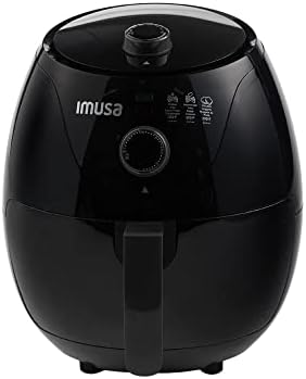 IMUSA 3.3qt Electric Air Fryer, Black