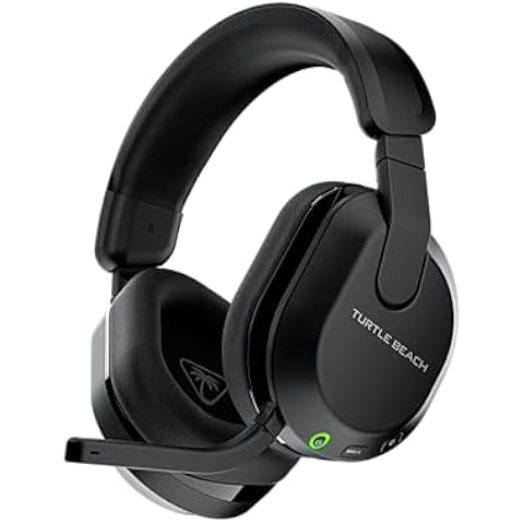 Turtle Beach Stealth 600 Gen 3 Wireless Multiplatform Amplified Gaming Headset for PC, PS5, PS4, Mobile – Bluetooth, 80-Hr Battery, AI Noise-Cancelling Flip-to-Mute Mic, Waves 3D Audio – Black