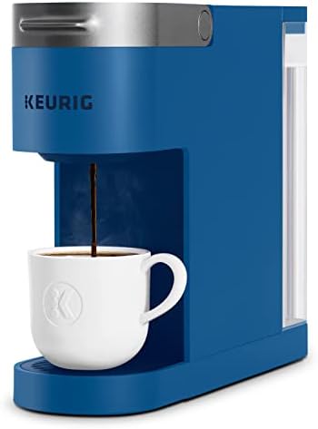 Keurig K-Slim Single Serve K-Cup Pod Coffee Maker, Featuring Simple Push Button Controls And MultiStream Technology, Twilight Blue