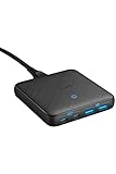 Anker PowerPort Atom III 65W Slim (PD 充電器 4ポート USB-C 急速充電器)【PPS規格対応 / PD対応 / PowerIQ 3.0 (Gen2)搭載 / GaN(窒素ガリウム)採用】MacBook iPad Pro iPhone Galaxy Pixel その他USB-C機器対応