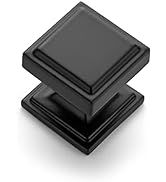 Ravinte 30 Pack Matte Black Square Kitchen Cabinet Knobs,Zinc Solid Drawer Pulls,Farmouse Cabinet...