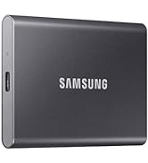 SAMSUNG SSD T7 Portable External Solid State Drive 1TB, Up to USB 3.2 Gen 2, Reliable Storage for...