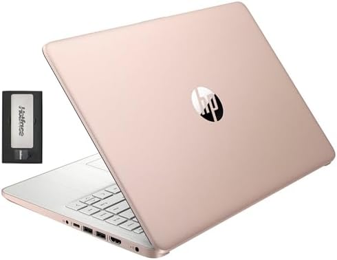 HP Stream 14" HD BrightView Laptop, Intel Celeron N4120, 16GB RAM, 416GB Storage (128GB eMMC + 288GB Docking Station Set), Intel UHD Graphics, 720p Camera, Wi-Fi, 1 Year Office 365, Win 11 S, Gold