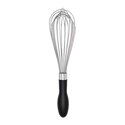 OXO Good Grips 11-Inch Better Balloon Whisk INOXO.74291ML, Inoxidable, Negro, 28 cm