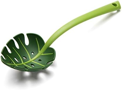 Jungle Spoon Monstera Ladle by OTOTO - BPA-Free Kitchen Spoon High Heat Resistant Nylon Spoon for Cooking for Nonstick Cookware Kitchen Tools & Utensils Spoon, Casserole Spoon