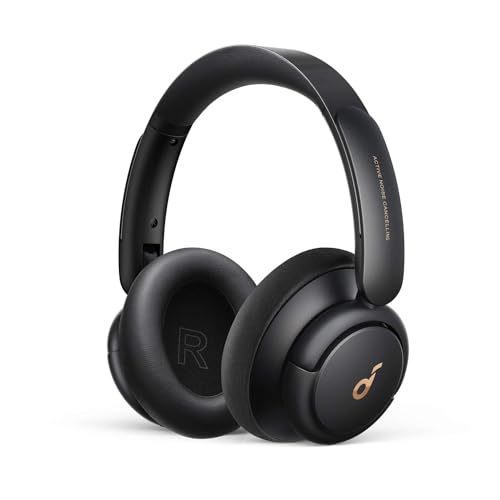 Soundcore de Anker Q30 Cascos Inalámbricos Bluetooth Cancelación de Ruido Activa Híbrida con Varios Modos, Sonido Hi-Res, EQ personalizado vía App, 40H Reproducción, Ajuste Cómodo, Conexión Multipunto