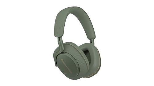 Bowers & Wilkins PX7 S2e - Auriculares inalámbricos con cancelación de Ruido y Carga rápida Qualcomm aptX™, 30 Horas de reproducción y Seis micrófonos Integrados, Color Verde Bosque