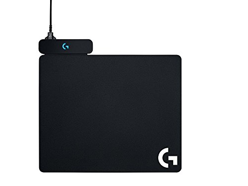 Logitech G Powerplay Alfombrilla de Carga Inalámbrica, Compatible con Ratón Gaming Inalámbrico G PRO/G903/G703/G502 Lightspeed , Negro