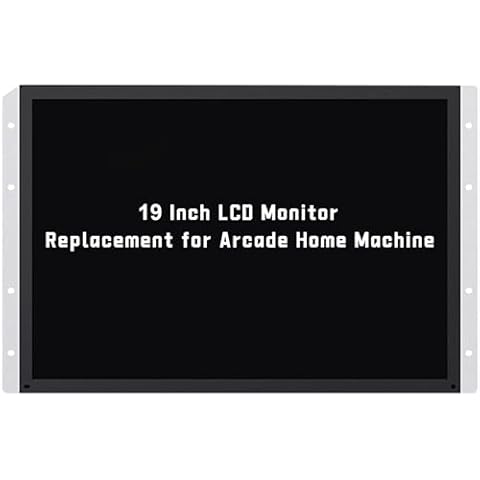 UNICO 19インチ アーケードモニター ARCADE Monitor 交換可能 ARCADE 1UPなどレトロゲームアーケード用 スクリーン 1280*1024 LCDゲームディスプレイ CGA/EGA/HDMI/VGA入力 ホームアーケードゲーム機 HDモニター 簡単なインストール アーケードアクセサリー