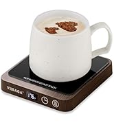 VOBAGA Coffee Mug Warmer & Electric Beverage Warmer for Office Home Use with 5 Temperature Settin...