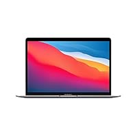 Apple(アップル) 2020 MacBook Air ノートパソコン:M1 Chip、13インチ、8GB RAM、256GB SSD、バックライトKeyboard、FaceTime HDカメラ、Touch ID、iPhoneとiPadに対応 - スペースグレイ