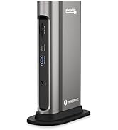 Plugable 14-in-1 USB-C and Thunderbolt 3 Dock - Compatible with Mac and Windows, 96W Laptop Charg...