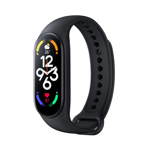 Xiaomi Smart Band 7 - Pulsera de actividad con Pantalla AMOLED de 1,62", 326 ppp, 110 modos deportivos, monitoreo frecuencia cardíaca, sueño, estrés, SpO2, 5 ATM