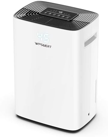 6000 Sq. Ft Dehumidifier for Basement, Wpsoert 100 Pints Dehumidifiers for Home Large Room with Drain Hose, Intelligent Humidity Control, Three Modes Deshumidificador, Child Lock, 24H Timer