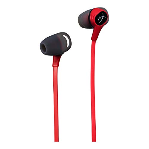 HyperX HX-HSCEB-RD Earbuds - Auriculares con micrófono Integrado, color rojo