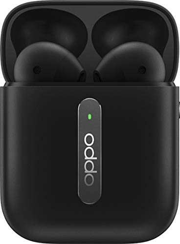 OPPO Enco Free – Auriculares inalámbricos con cancelación de ruido, bluetooth 5.0, resistencia al agua IPX4 – Color Black