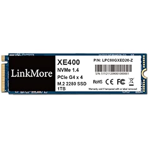 LinkMore XE400 1TB M.2 2280 PCIe Gen4x4 NVMe 1.4 SSD (読込最大5000MB/s)