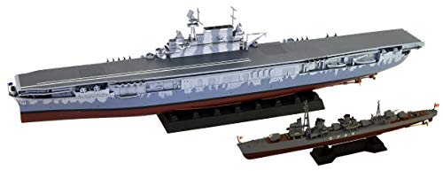 ピットロード 1/700 アメリカ海軍 空母 CV-8 ホーネット 日本海軍 夕雲型駆逐艦 巻雲付 プラモデル W207SP