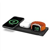 Belkin MagSafe 3-in-1 Wireless Charging Pad - Fast Wireless Charging for Apple Watch, iPhone 14, ...