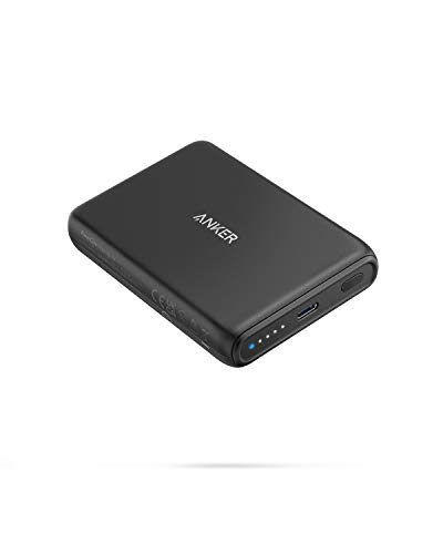 Anker Batería portátil Magnético, Cargador portátil inalámbrica PowerCore Magnetic 5K con Cable USB-C, Solo para iPhone 12/12 Pro/12 Pro Max/12 Mini