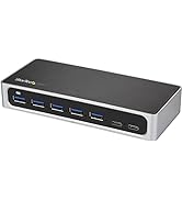 StarTech.com 7 Port USB C Hub with Fast Charge Port - USB-C to 5X USB-A 2X USB-C (USB 3.0 SuperSp...