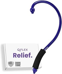 Q-Flex Massage Tool - Self-Massage Stick - Trigger Point Therapy, Muscle Care, Relaxation - Easy-to-Use Massager for Home &amp; Travel - Seen On Shark Tank - Back, Neck, Shoulders, Feet - Great Gift Idea