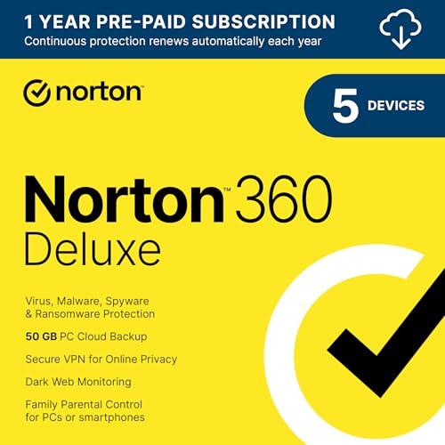 Norton 360 Deluxe 1Y (5...