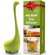 OTOTO Baby Nessie Loose Leaf Tea Infuser (Green) - Dinosaur Tea Infuser Strainer with Steeping Sp...