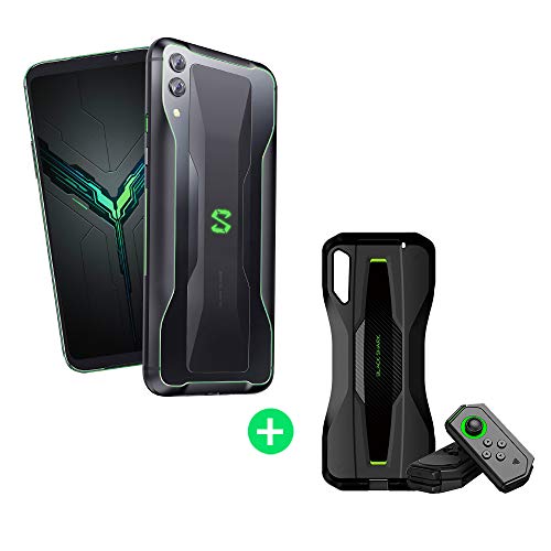 Black Shark 2 12GB+256GB Negro con Pro Kit (Black Shark Funda Protectora + Mandos de Gamepad Versiones Izquierda/Derecha) Dual SIM, Snapdragon 855, Adreno 640 GPU, Nuevo, Móvil - Versión Española …