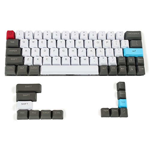 YMDK - Juego de llaves de perfil OEM (61 64 68 ANSI) para teclado mecánico Cherry MX GH60 XD64 GK64 Tada68 (solo teclado)