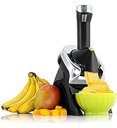 Yonanas 988BK Deluxe Vegan Non-Dairy Frozen Fruit Soft Serve Dessert Maker, BPA Free, Includes 75...