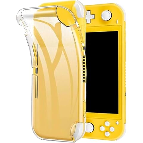 Manshijie For Switch Lite ケース クリア TPU For Switch Lite カバー TPU 保護ケース ソフト シリコンケース 耐衝撃 軽量 透明シェル すり傷防止 黄変防止 薄型 落下防止