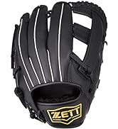 ゼット(ZETT) 軟式野球・ソフト兼用 グラブ ライテックス オールラウンド 右投用/左投用 ブラック 2023年モデル BSGB3910A