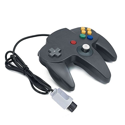 iFormosa N64 ゲーム機で使用できる ゲーム コントローラーブロス 黒 IF-N64C-BK