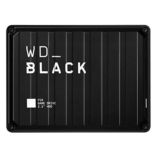 WD BLACK P10 HDD Portátil Game Drive de 2 TB para llevar tu colección de juegos de PC/Mac o Consola allí donde vayas, Estándar