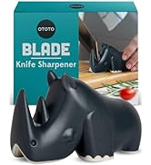 OTOTO Blade Knife Sharpener - Keep Knife Sharper with the Best Knife Sharpener - Fun Kitchen Gadg...