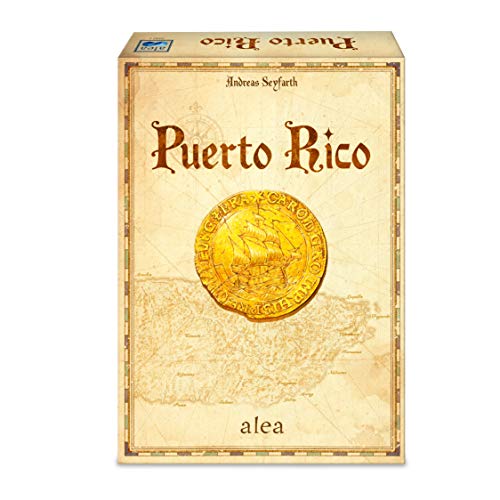 Ravensburger 26928 Puerto Rico, Juego Alea, Versión española, Strategy Game, 2-5 Jugadores, Edad recomendada 12+