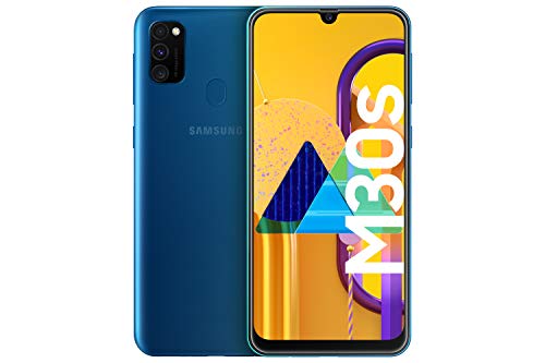Samsung Galaxy M30s - Smartphone de 6.4" (Dual SIM, 4 GB RAM, 64 GB memoria) color azul [Versión española, Exclusivo Amazon]