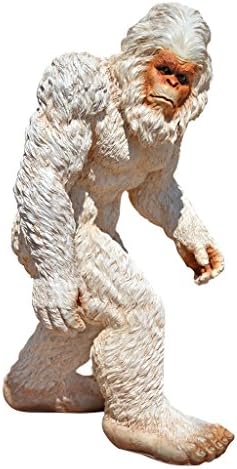 Design Toscano DB5383049 Abominable Snowman Yeti Statue, Large, White