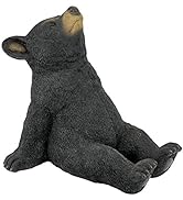 Design Toscano QM2622000 Catching Rays Bear Cub Statue, Full Color Finish