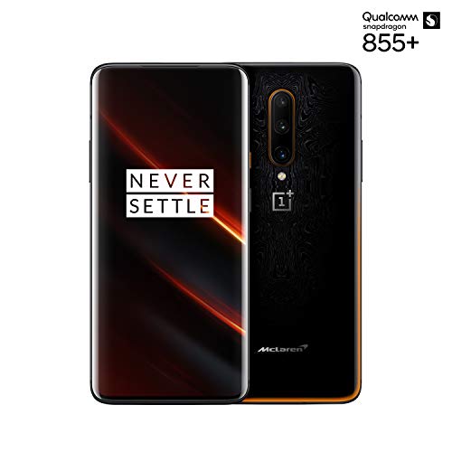 OnePlus 7T Pro Smartphone McLaren Limited Edition | 6.67”/16,9 cm AMOLED Display 90Hz Power Screen | 12 GB RAM + 256 GB Storage | Triple Camera + Pop-Up Camera | Warp Charge 30