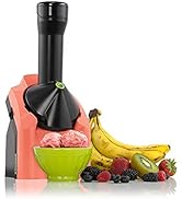 Yonanas 902CR Classic Vegan, Dairy-Free Frozen Fruit Soft Serve Maker, Includes 36 Recipes, 200-W...