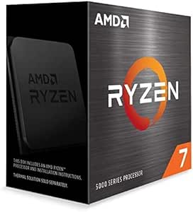 AMD Ryzen 7 5700X without cooler 3.4GHz 8コア / 16スレッド 36MB 65W 100-100000926WOF 三年保証 [並行輸入品]