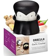 OTOTO Gracula Garlic Crusher also for Ginger, Nuts, Chili, Herbs - Twist Top Mincer & Easy Squeez...