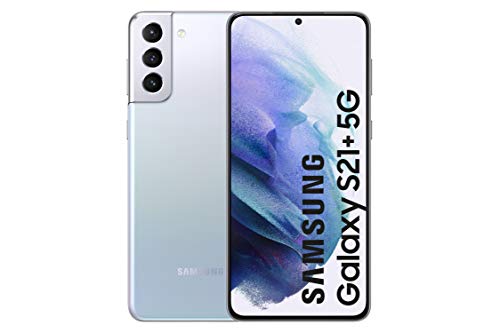 Samsung Galaxy S21+ 5G | Smartphone Android Libre | Pantalla de 6.7" FHD+ 120Hz Dynamic AMOLED | 8GB RAM y 128GB de Memoria | Cámara Trasera de 64MP | Color Plata [Versión española]