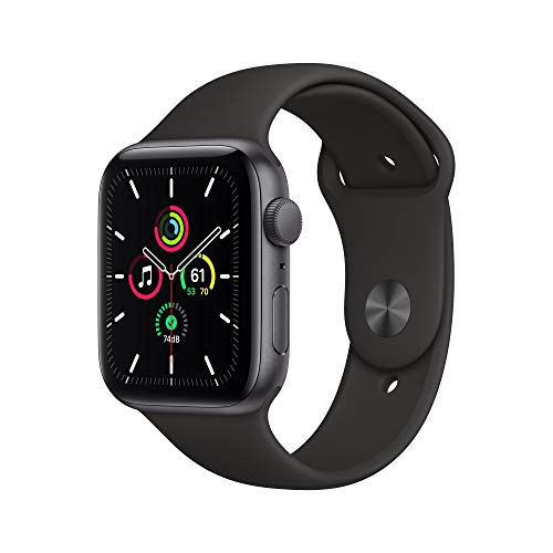 Nuevo Apple Watch SE (GPS, 44 mm) Caja de Aluminio en Gris Espacial - Correa Deportiva Negra