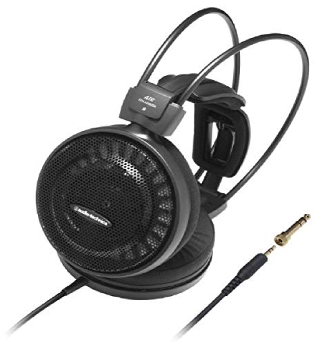 Audio-Technica ATH-AD500X - Auriculares de alta fidelidad abiertos, color negro
